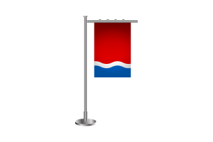 Amur Oblast Standing Flag flag