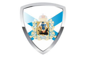 Bandiera scudo di Arkhangelsk flag
