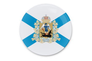 Arte vettoriale della bandiera di Arkhangelsk flag