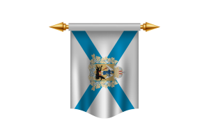 Stendardo reale della bandiera di Arkhangelsk flag