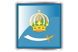 Astrakhan Flag Square icon flag