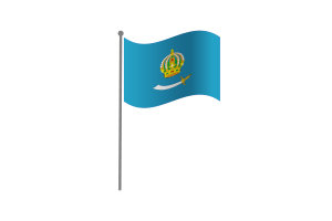 Waving Flag of Astrakhan flag