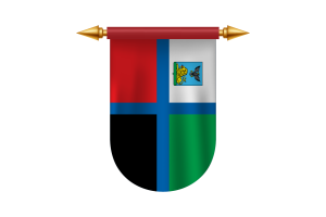 Bandiera di Belgorod Immagini Vettoriali Emblema flag
