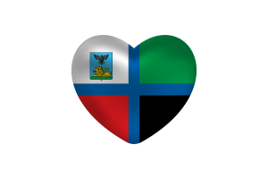 Amore di Belgorod Forma Cuore flag