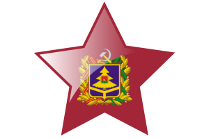Bryansk Flag Star Icon flag
