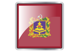Bryansk Flag Square icon flag
