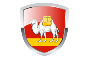 National Flag of Chelyabinsk Clipart flag