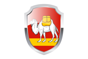 Chelyabinsk Shield Logo flag