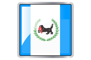 Irkutsk Flag Square icon flag
