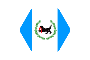 Irkutsk Flag Illustration Hexagon Rounded Shape flag