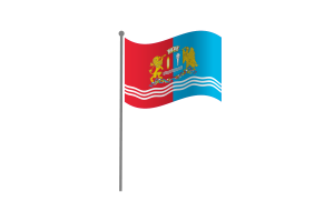 Waving Flag of Ivanovo flag