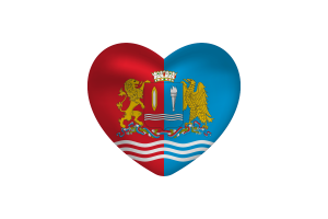 Love of Ivanovo Heart Shape flag