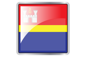 Icona Quadrata della Bandiera di Kaliningrad flag