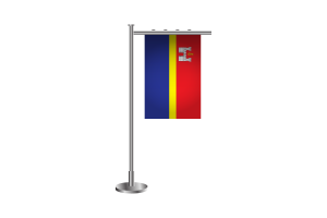 Bandiera in Piedi di Kaliningrad flag