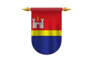 Immagini Vettoriali dell'Emblema della Bandiera di Kaliningrad flag