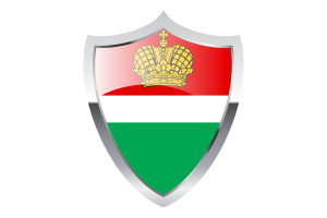 Kaluga Flag with Medieval Heater Shield flag