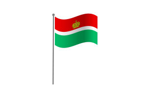 Waving Flag of Kaluga flag