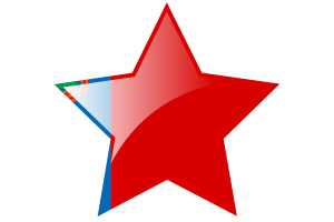 Kemerovo Flag Star Icon flag