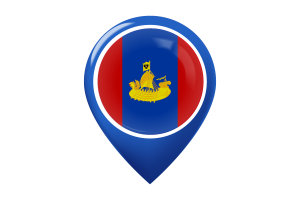 Kostroma Flag Map Pin Icon flag