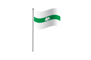 Waving Flag of Kurgan flag
