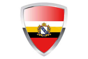 Drapeau du blason de Koursk flag