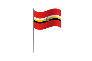 Drapeau flottant de Koursk flag