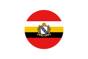 Drapeau de Koursk en cercle vectoriel gratuit flag