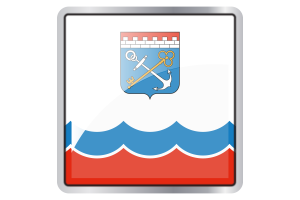 Leningrad Flag Square icon flag