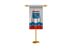 Leningrad Ceremonial Flag Vector Free flag