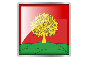 Icona Quadrata della Bandiera di Lipetsk flag