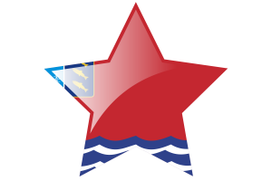 Icona Stella Bandiera di Magadan flag