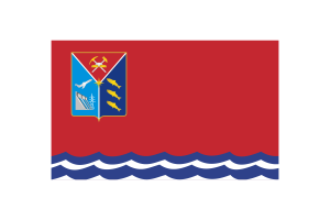 Illustrazione Vettoriale Bandiera di Magadan flag