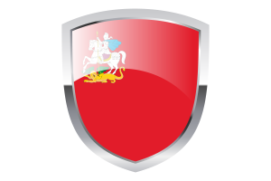 National Flag of Moscow Oblast Clipart flag