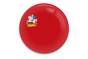 Moscow Oblast Flag Vector Art flag