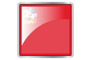 Moscow Oblast Flag Square icon flag