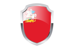 Moscow Oblast Shield Logo flag