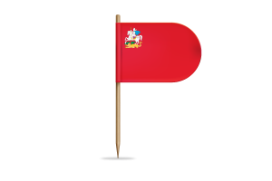 Moscow Oblast Flag for Desk, Table flag