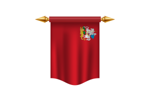 Moscow Oblast Flag Royal Banner flag