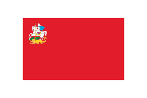Moscow Oblast Flag Vector Illustration flag