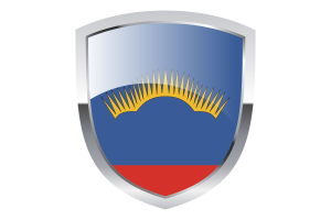 National Flag of Murmansk Clipart flag