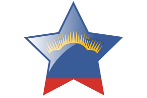Murmansk Flag Star Icon flag