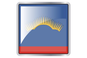 Murmansk Flag Square icon flag