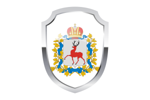 Nizhny Novgorod Shield Logo flag