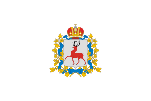 Nizhny Novgorod Flag Vector Illustration flag