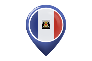 Veliky Novgorod Flag Map Pin Icon flag
