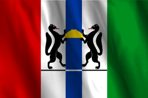 National Flag of Novosibirsk flag