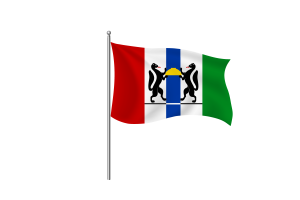 Novosibirsk Flag Clipart flag