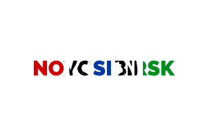 Novosibirsk Text Art flag