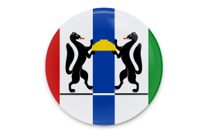 Novosibirsk Flag Vector Art flag