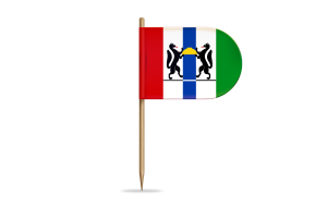 Novosibirsk Flag for Desk, Table flag